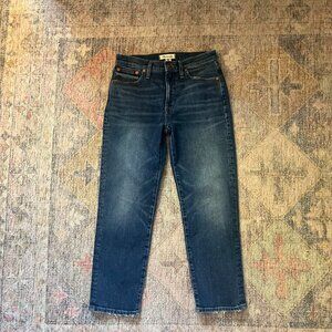 Madewell Mid-Rise Classic Straight Jeans – Size 28
